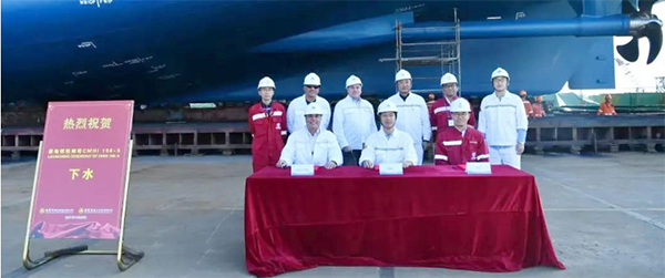 招商工業極地探險郵輪“海洋奧德賽號”下水儀式順利舉行